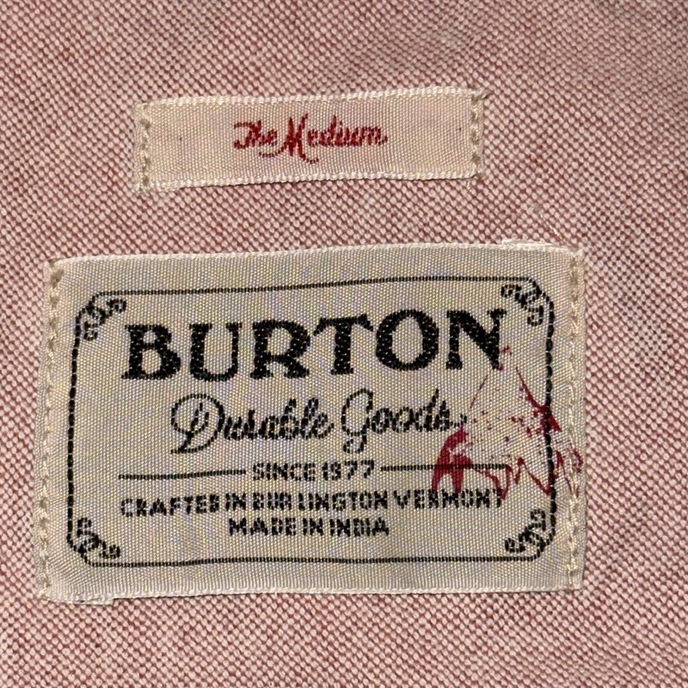 Burton Long Sleeve Cotton Hoodie SZ Medium - Picture 8 of 9